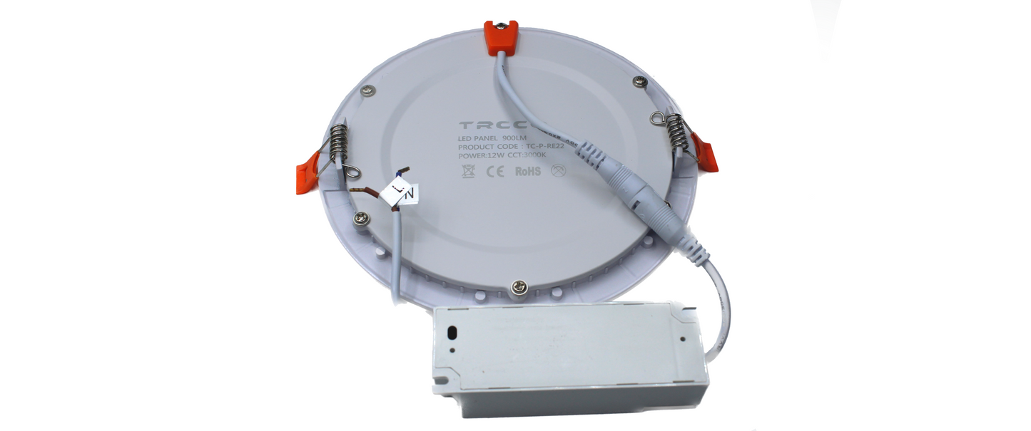 Tecbright LED Einbaustrahler - 12W - ø145mm
