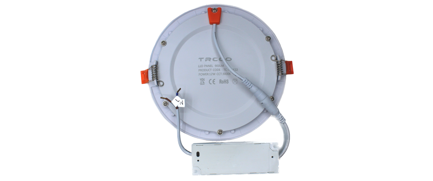 Tecbright LED Einbaustrahler - 12W - ø145mm