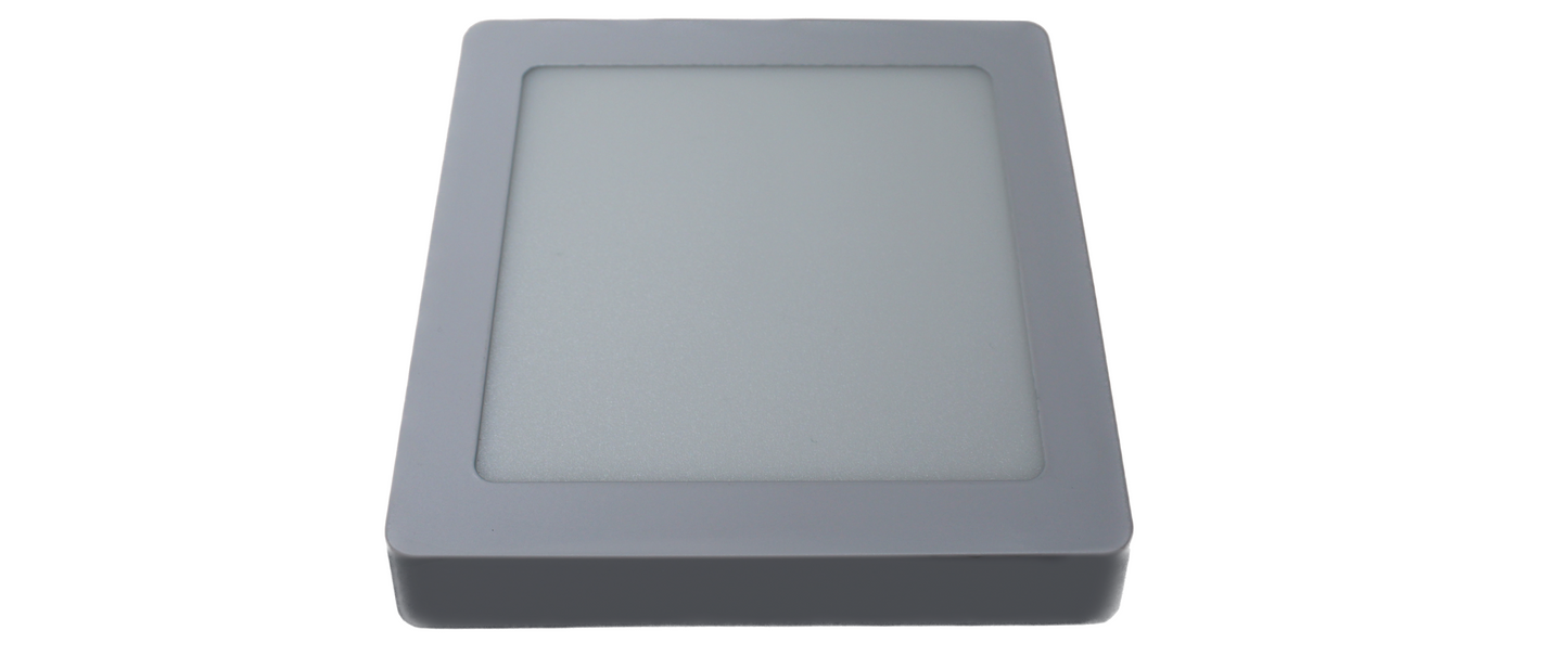 Tecbright LED Aufbaulampe – 12W – 170Ø– Ecke – Weiß