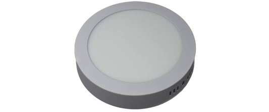Tecbright LED Aufbaulampe - 12W - 170Ø - Rund - Weiß