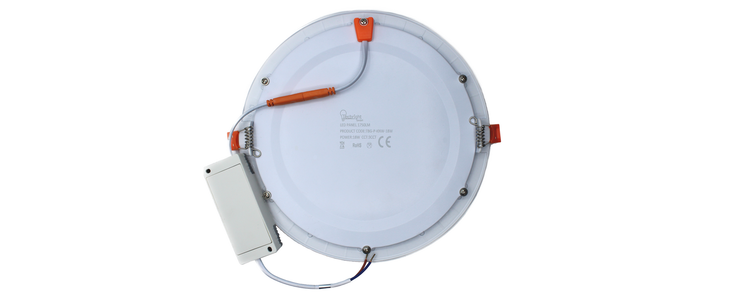 Tecbright LED Einbaustrahler - 18W - ø195mm