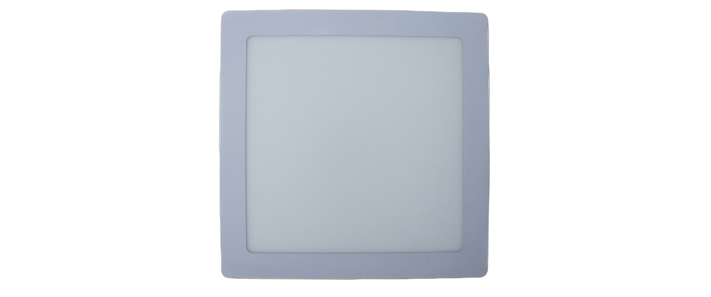 Tecbright LED Aufbaulampe - 24W - 300Ø - Ecke - Weiß