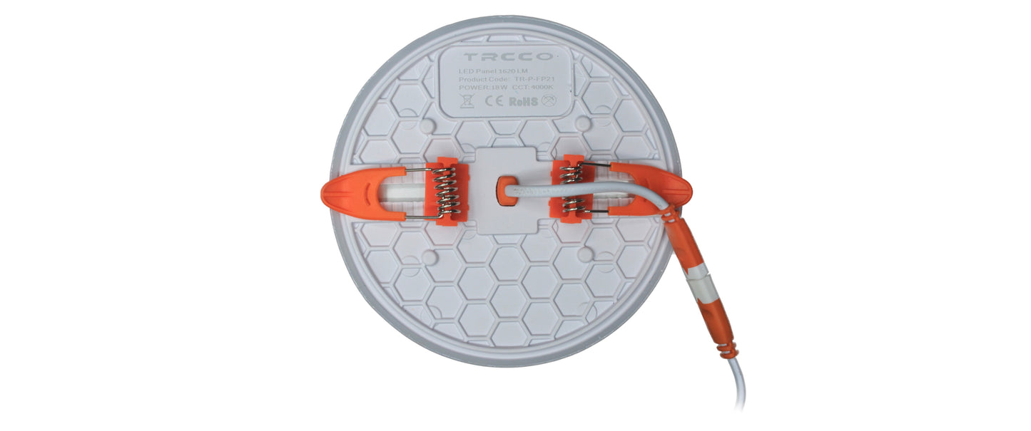 Tecbright Einbaustrahler  Frameless - 18W - ø45-100mm - Rund - Weiss