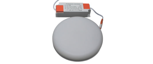 Tecbright Einbaustrahler  Frameless - 18W - ø45-100mm - Rund - Weiss