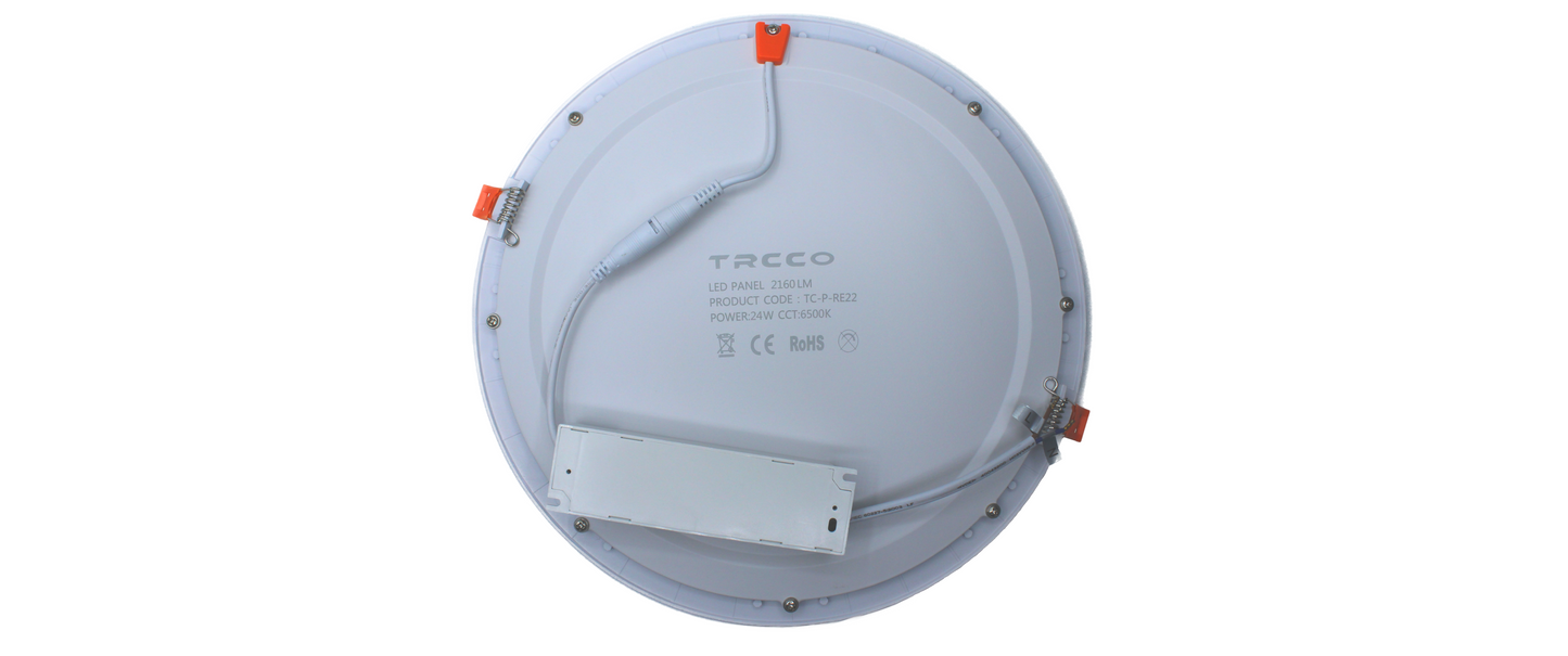 Tecbright LED Einbaustrahler - 24W - ø270mm