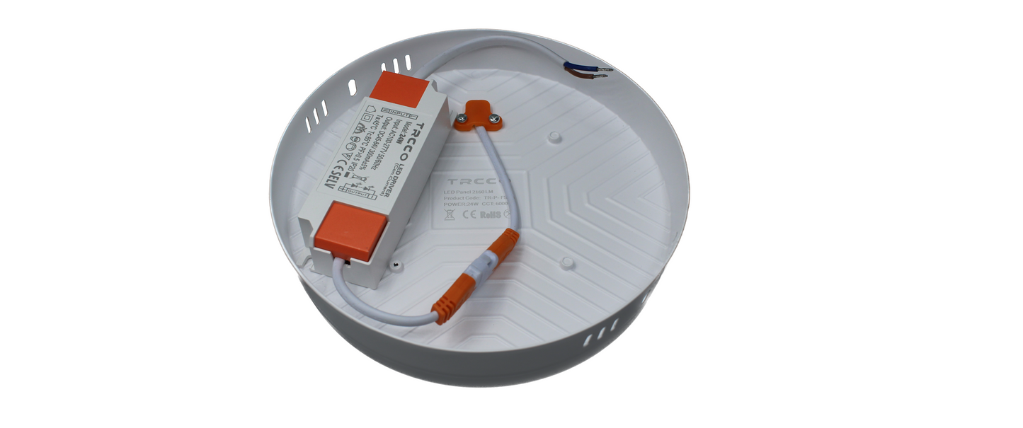 Tecbright Aufbaustrahler Frameless - 24W - ø170mm