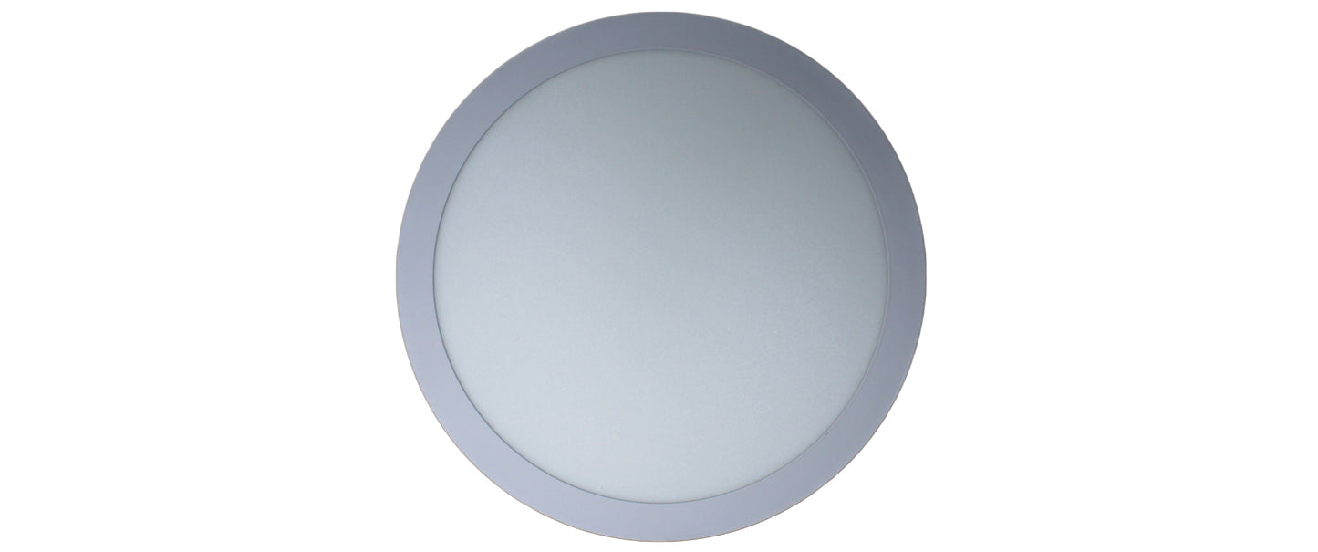 Tecbright LED Aufbaulampe - 24W - 300Ø  - Rund - Weiß