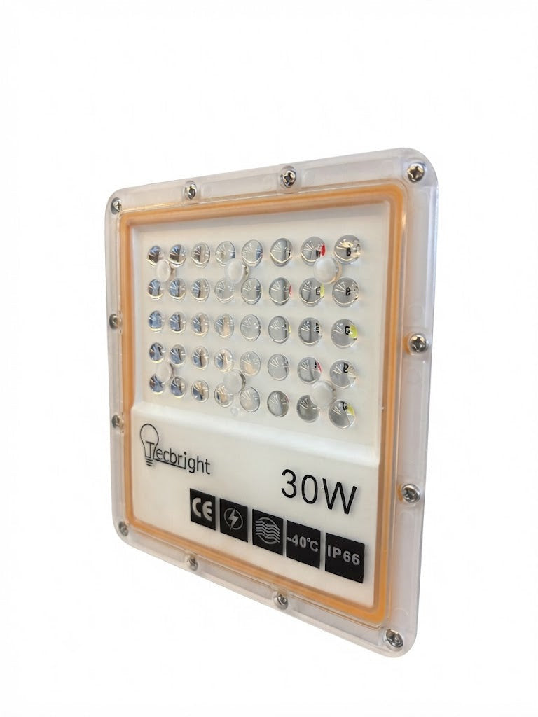 Tecbright LED-Fluter | 30W RGB | IP 66 | 3000 lm