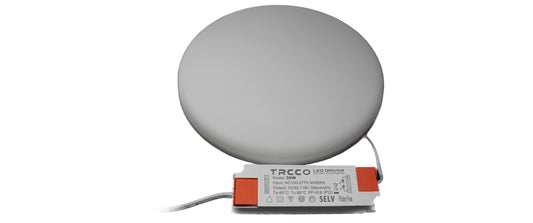 Tecbright Einbaustrahler  Frameless - 36W - ø45-190mm - Rund - Weiss