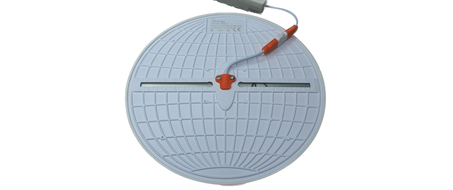 Tecbright Einbaustrahler  Star Edition - 36W - ø70-195mm - Kaltweiss 6500K - Rund - Weiss