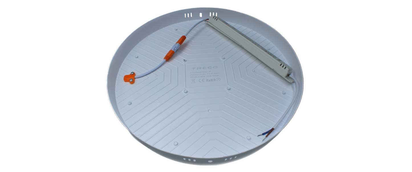 Tecbright Aufbaustrahler  Frameless - 48W - ø300mm