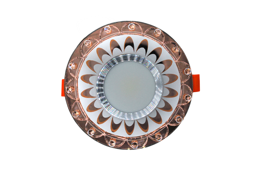 Tecbright LED-Einbaustrahler – Crystal Blossom | 3 Lichtfarben +  Außenlicht
