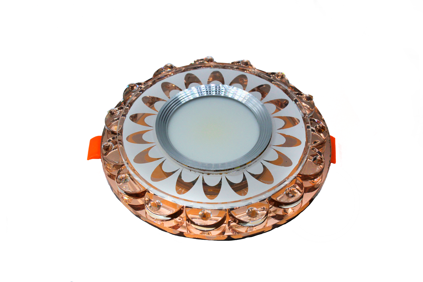 Tecbright LED-Einbaustrahler – Crystal Blossom | 3 Lichtfarben +  Außenlicht