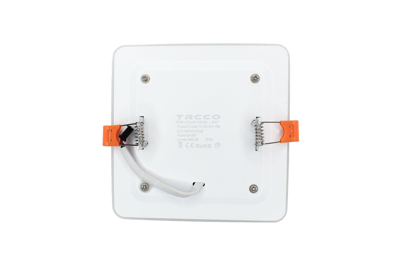 Tecbright LED-Einbaustrahler – RGB AmbiGlow | 6+3W Kaltweiss + RGB