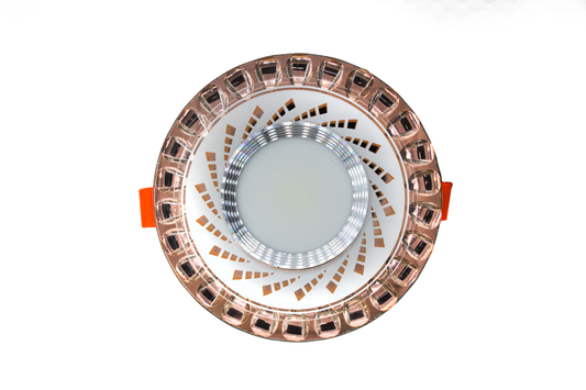 Tecbright LED-Einbaustrahler – Spiral Glow | 3 Lichtfarben + Außenlicht