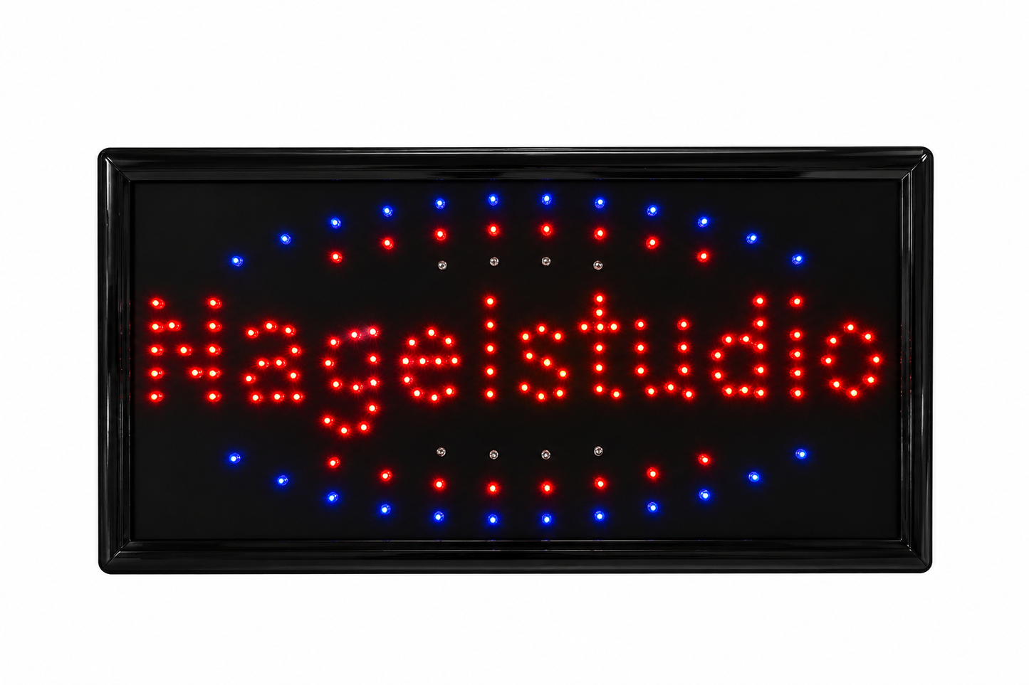LED Werbeschild Nagelstudio - Professionelles Leuchtschild für Geschäfte & Studios