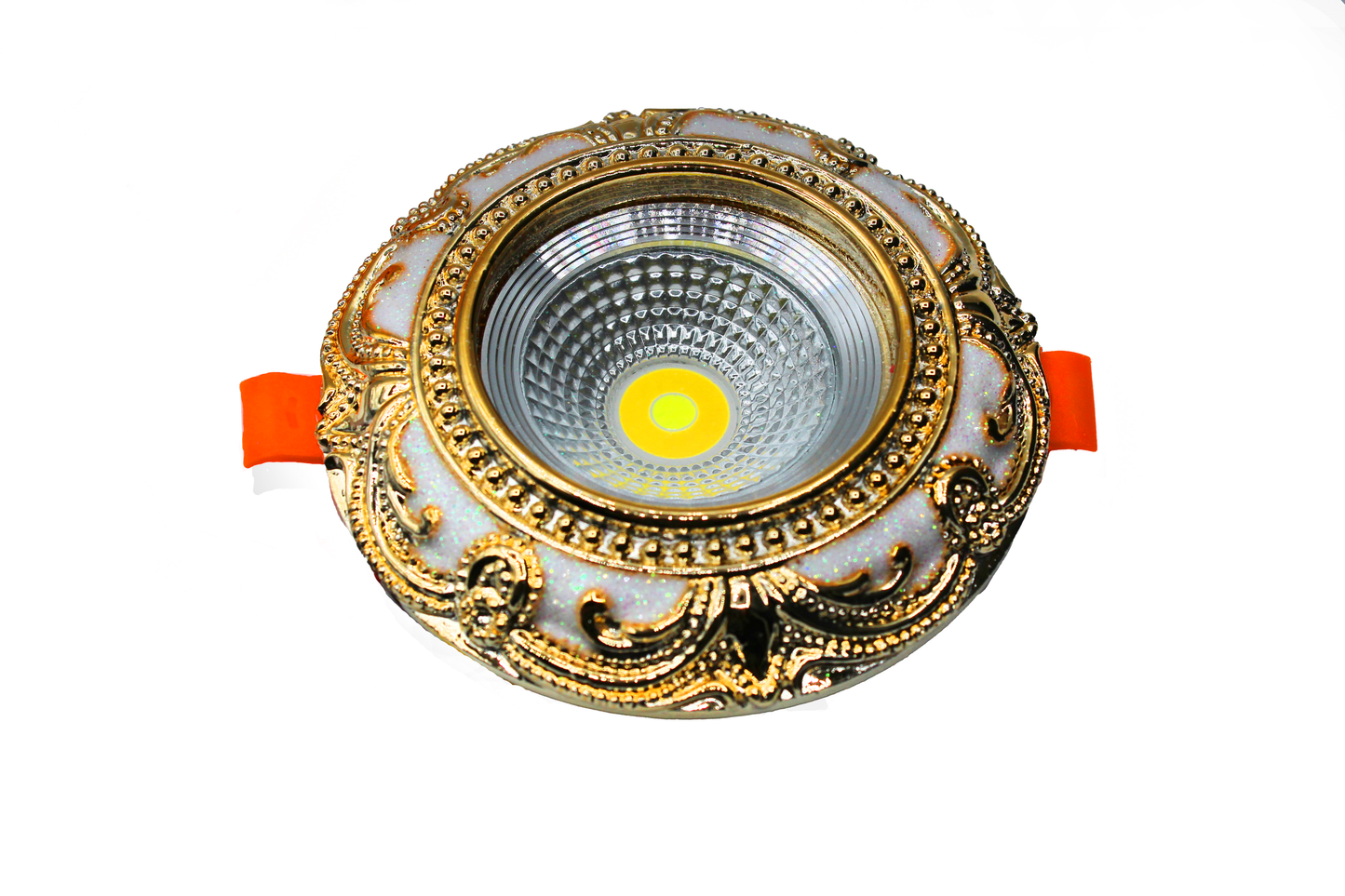 Tecbright LED-Einbaustrahler – Royal Gold | 3 Lichtfarben ohne Außenlicht