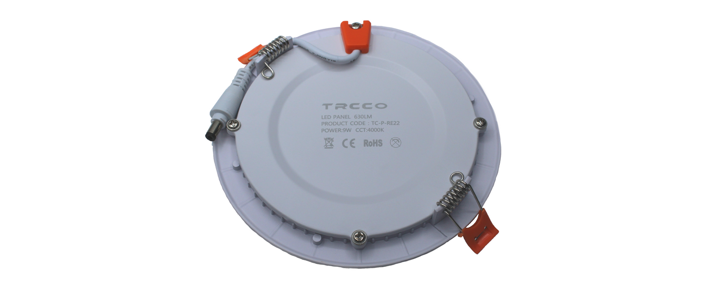 Tecbright LED Einbaustrahler - 9W - ø120mm
