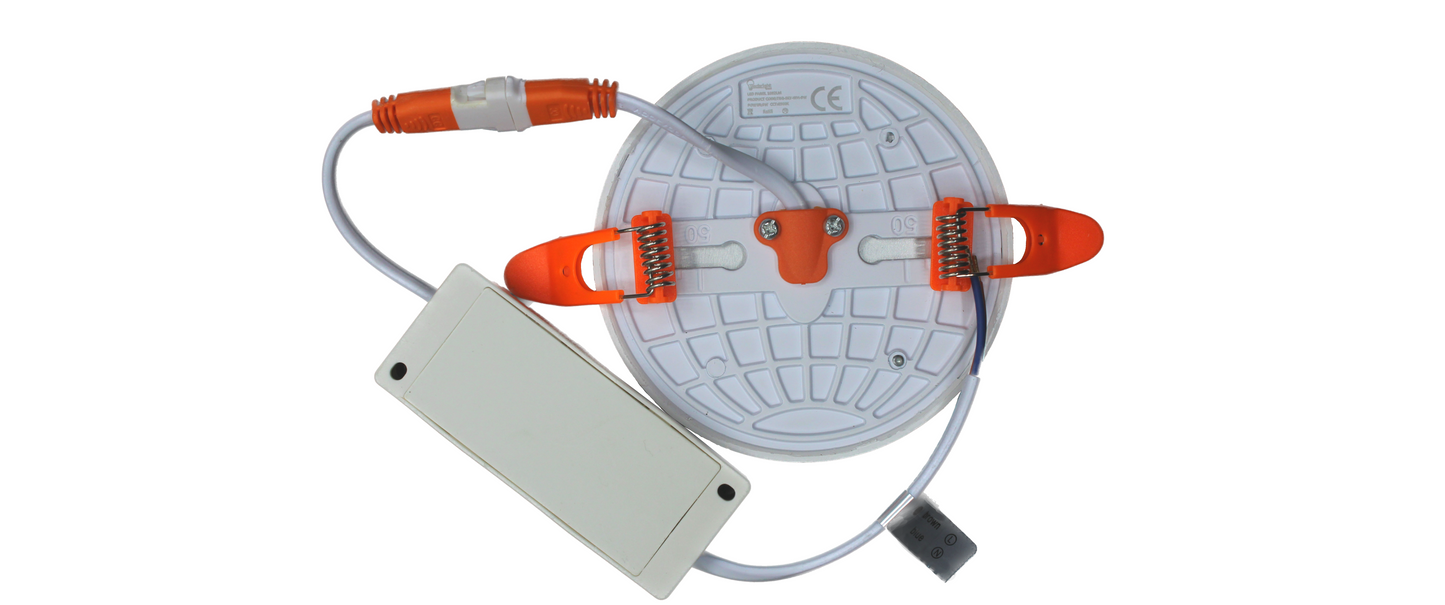 Tecbright Einbaustrahler  Star Edition - 9W - ø35-70mm variabel - Kaltweiss 6500K - Rund - Weiss