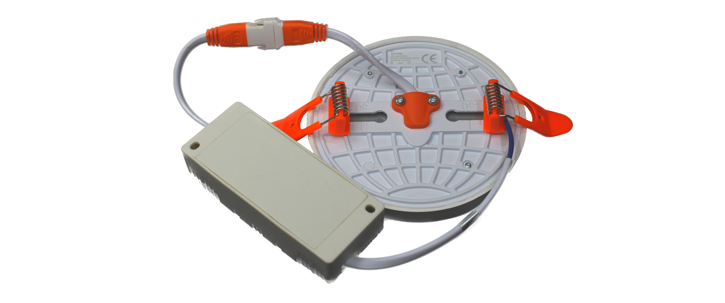 Tecbright Einbaustrahler  Star Edition - 9W - ø35-70mm variabel - Kaltweiss 6500K - Rund - Weiss