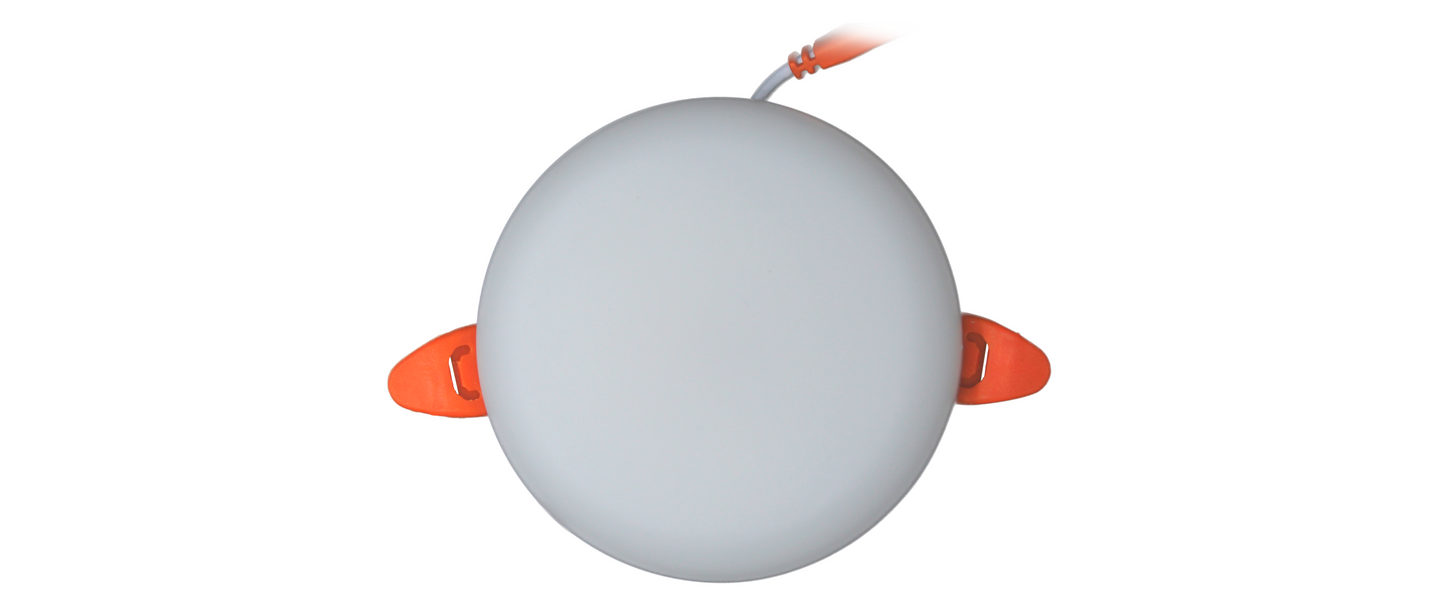 Tecbright Einbaustrahler  Frameless - 9W - ø40-75mm - Rund - Weiss