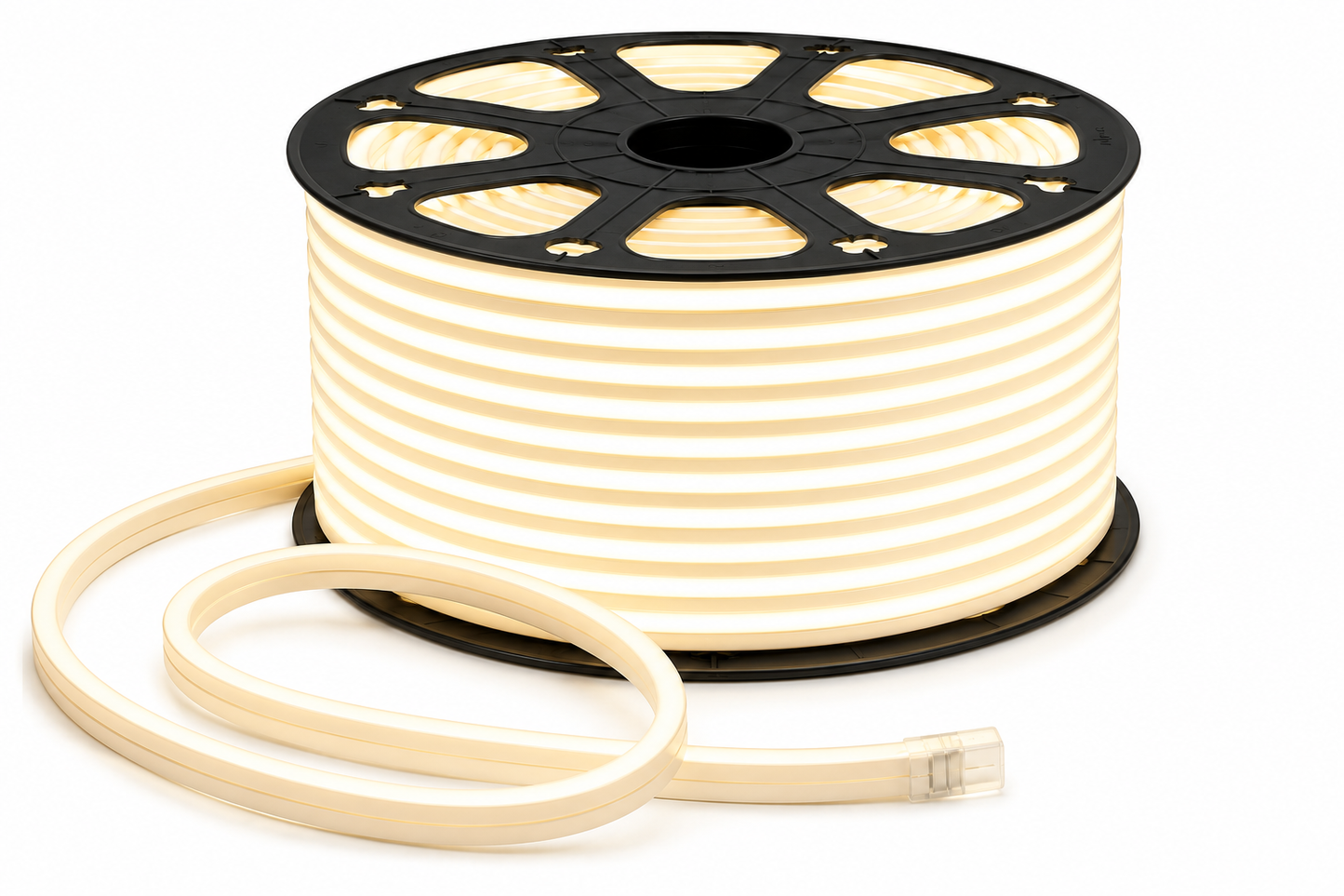 LED Neon Flex 220V Warmweiß – 100 m Rolle Flexibles Neon LED Band