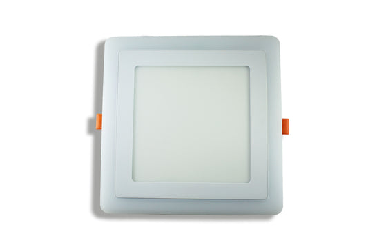 Tecbright LED-Einbaustrahler – RGB AmbiGlow XL | 12+4W Kaltweiss + RGB