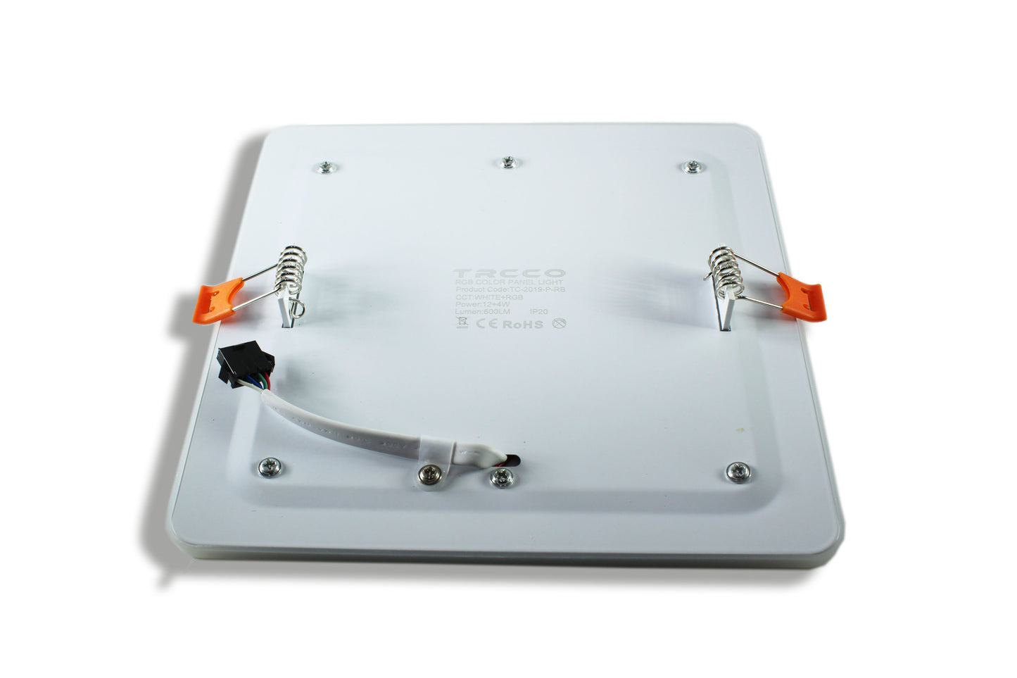 Tecbright LED-Einbaustrahler – RGB AmbiGlow XL | 12+4W Kaltweiss + RGB