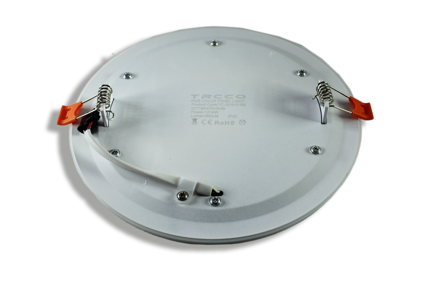 Tecbright LED-Einbaustrahler – RGB AmbiGlow XL | 12+4W Kaltweiss + RGB