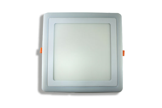 Tecbright LED-Einbaustrahler – RGB AmbiGlow XXL | 18+6W Kaltweiss + RGB