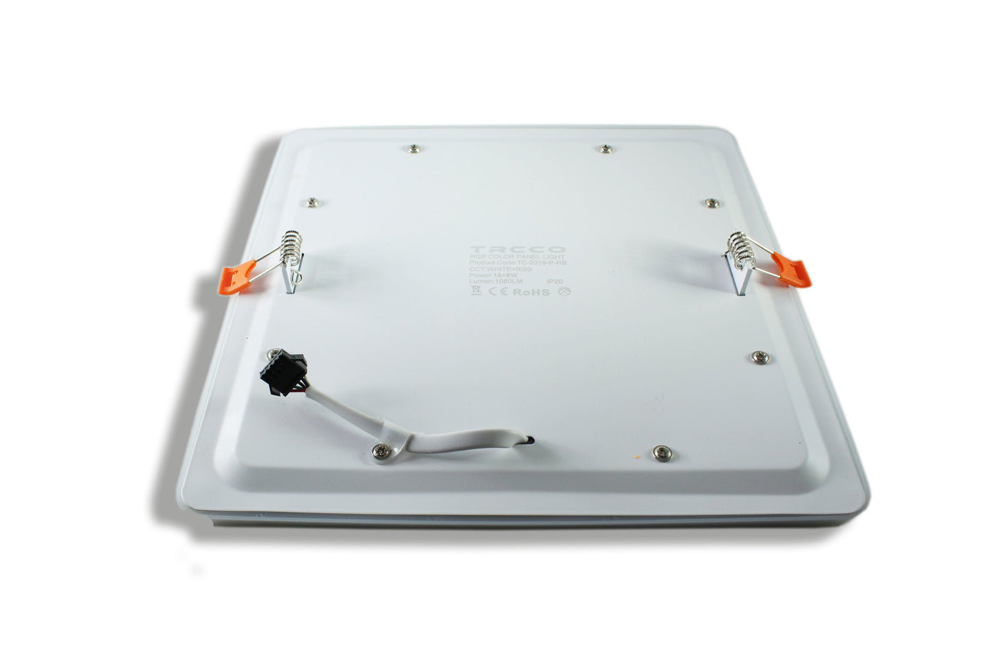 Tecbright LED-Einbaustrahler – RGB AmbiGlow XXL | 18+6W Kaltweiss + RGB