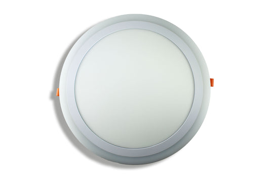 Tecbright LED-Einbaustrahler – RGB AmbiGlow Ultra | 24+12W Kaltweiss+ RGB