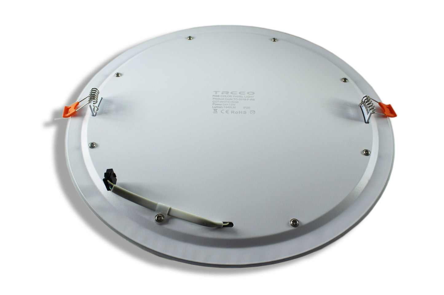 Tecbright LED-Einbaustrahler – RGB AmbiGlow Ultra | 24+12W Kaltweiss+ RGB
