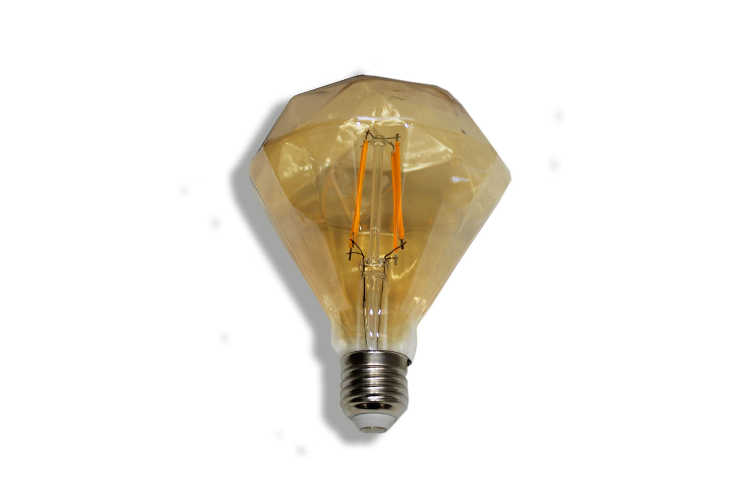 Tecbright LED Glühbirne Vintage 4W  E27 G110 - Diamond