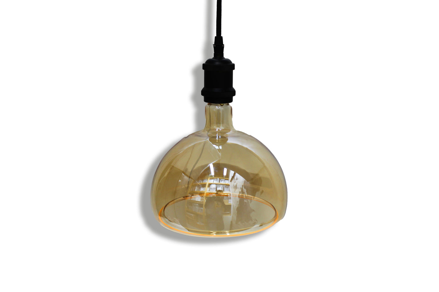 Tecbright G200C-2 Vintage LED Halo Dome – E27, 4W, 1800K, Amber