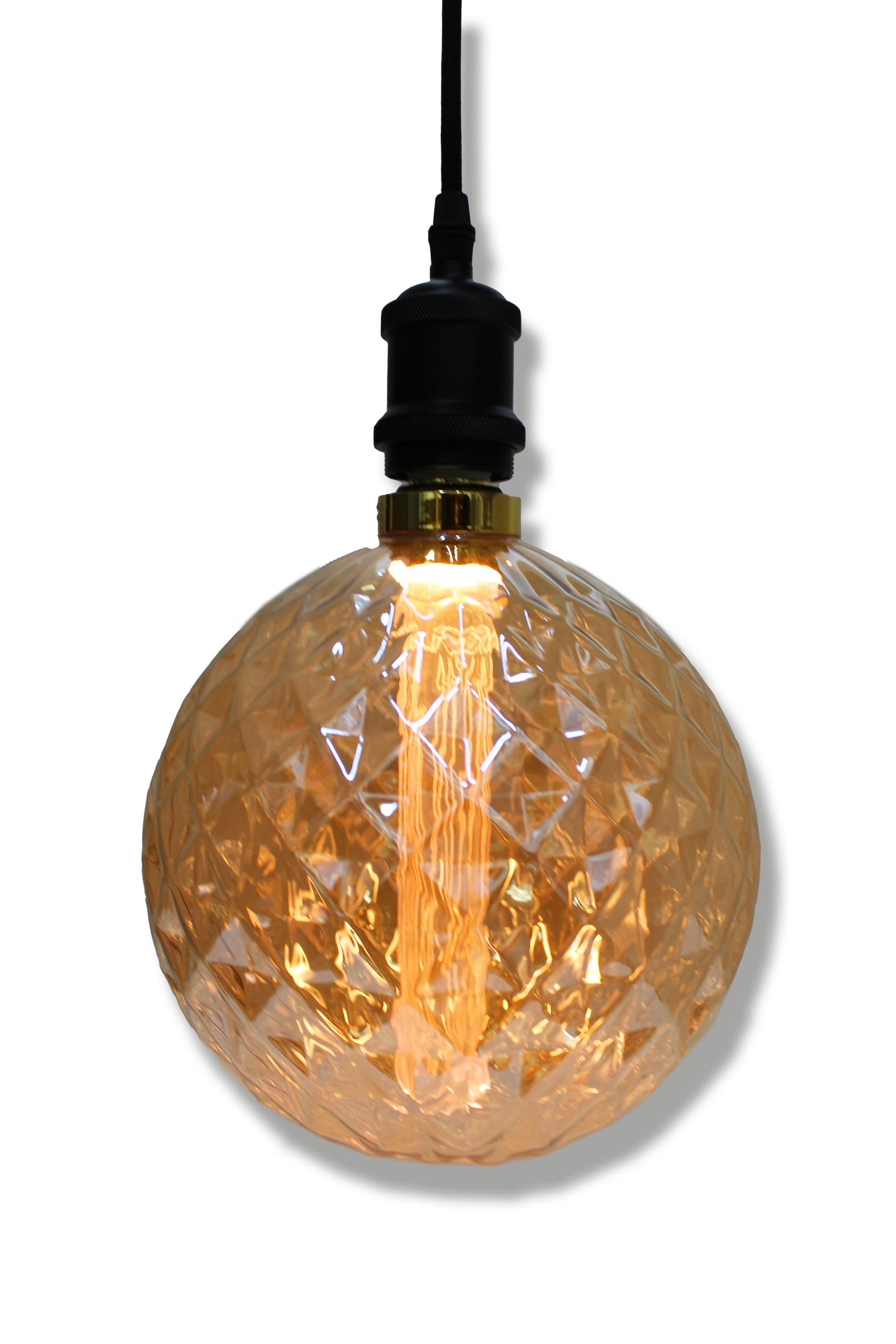 Tecbright G200 Vintage LED Kristall – Design-Glühbirne E27, 4W, 1800K