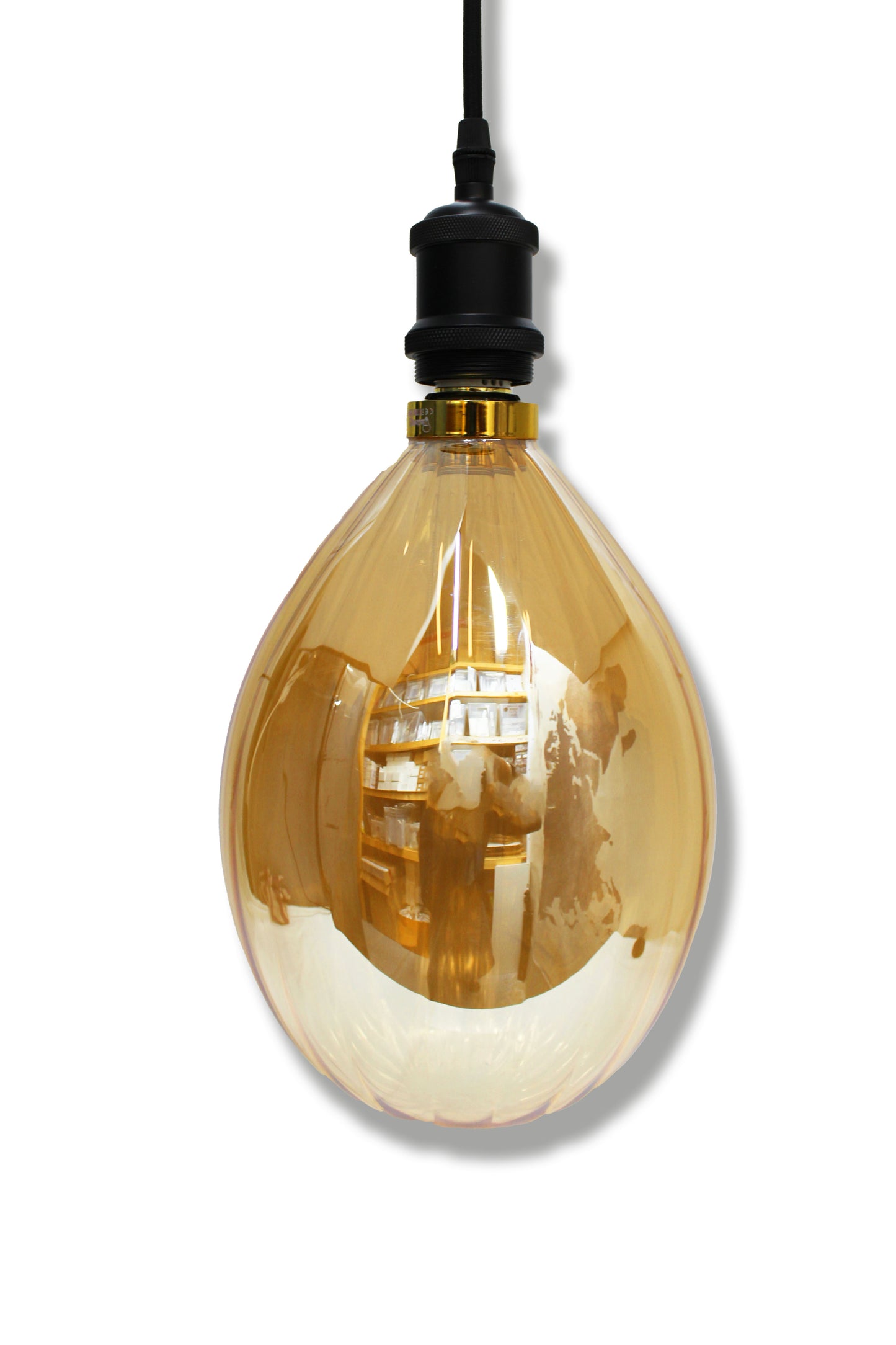 Tecbright G300 Vintage LED Tropfen – E27, 4W, 1800K, Amber | DG8802-L