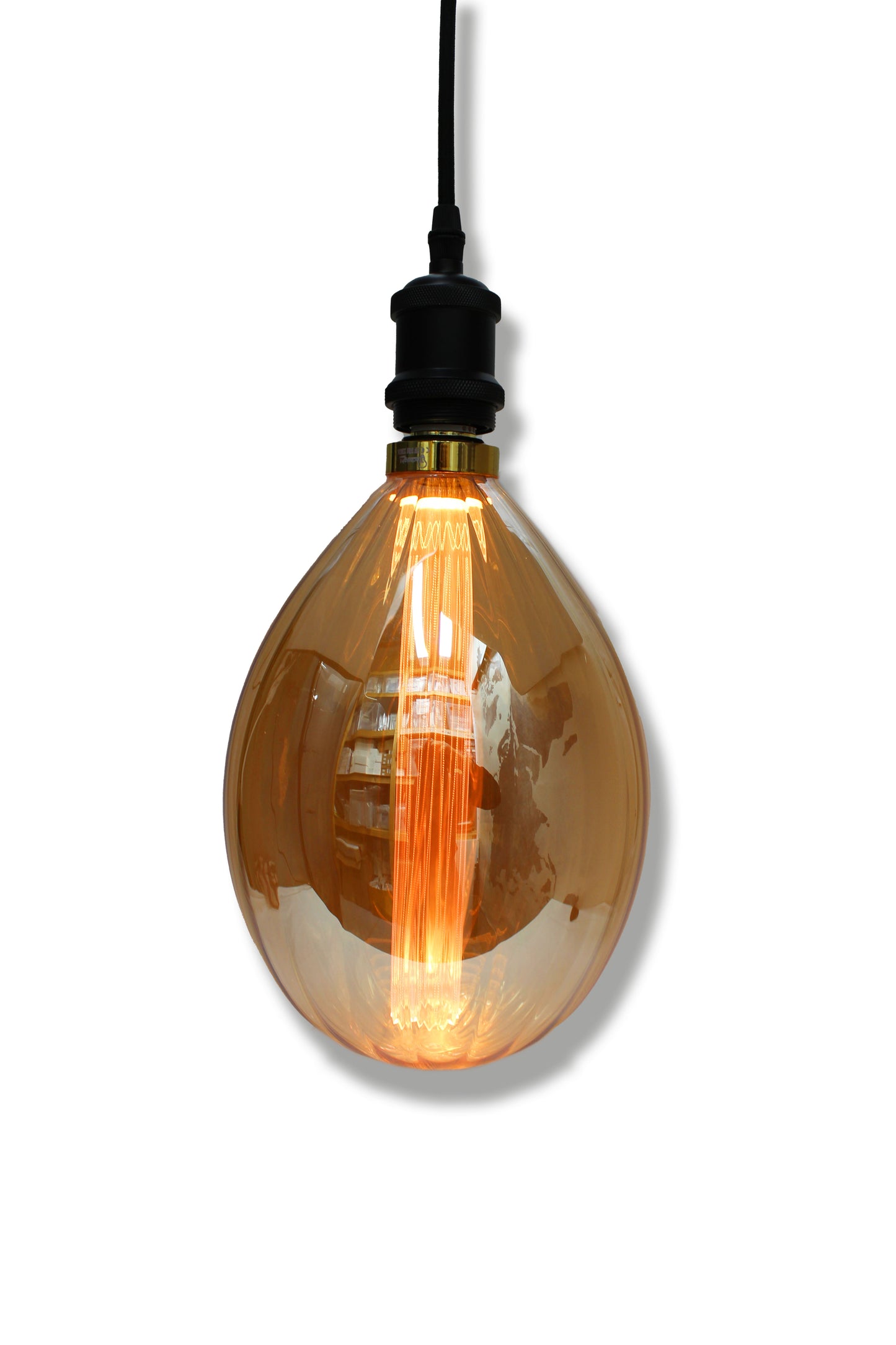 Tecbright G300 Vintage LED Tropfen – E27, 4W, 1800K, Amber | DG8802-L