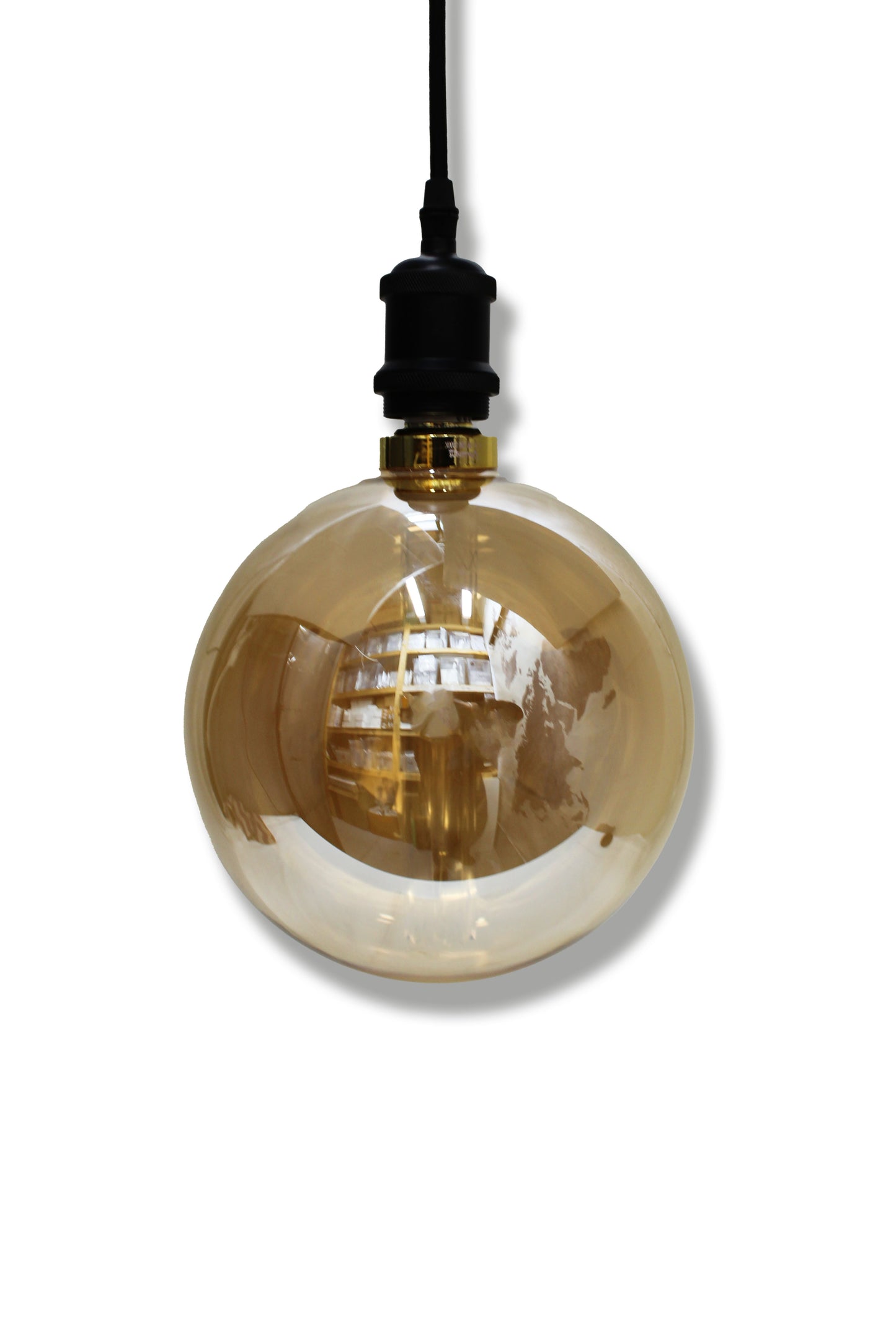 Tecbright G200 Vintage LED Globe – E27, 4W, 1800K, Amber
