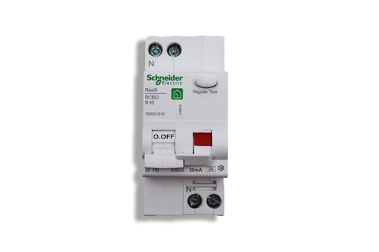 Schneider Electric Resi9 | RCBO B16 | 1-polig + N, 230V, 6kA, 30mA