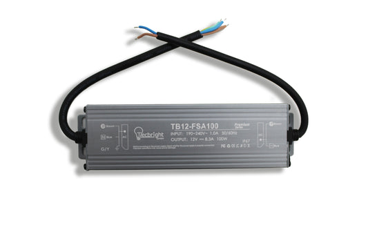 Tecbright TB12-FSA100W - IP67 Netzteil 12V | 100W | Outdoor