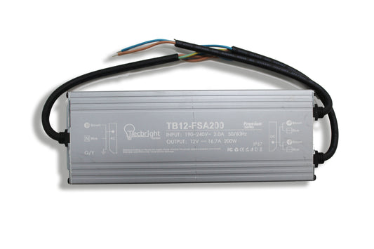 Tecbright TB12-FSA200W - IP67 Netzteil 12V | 200W | Outdoor
