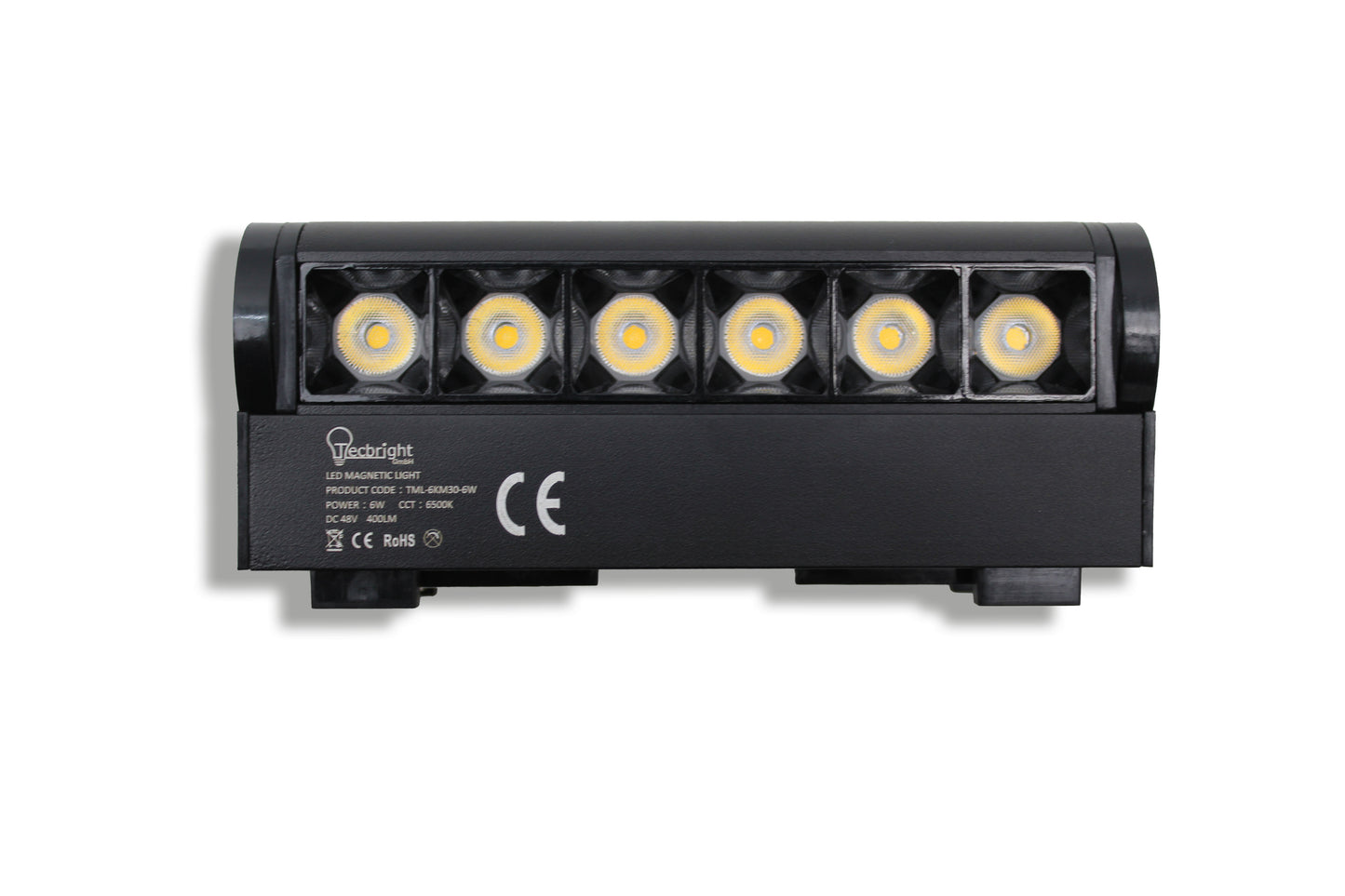 Tecbright Magnetischer Slim LED-Schienenstrahler | 6 W | 400 lm Schwenkbar  TML