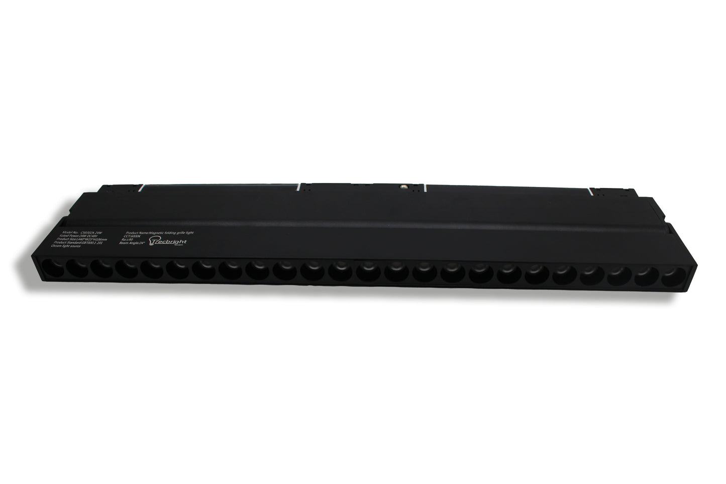Tecbright Magnetschiene CX8302A – LED-Faltstrahler, 24 W, 24° Abstrahlwinkel CX