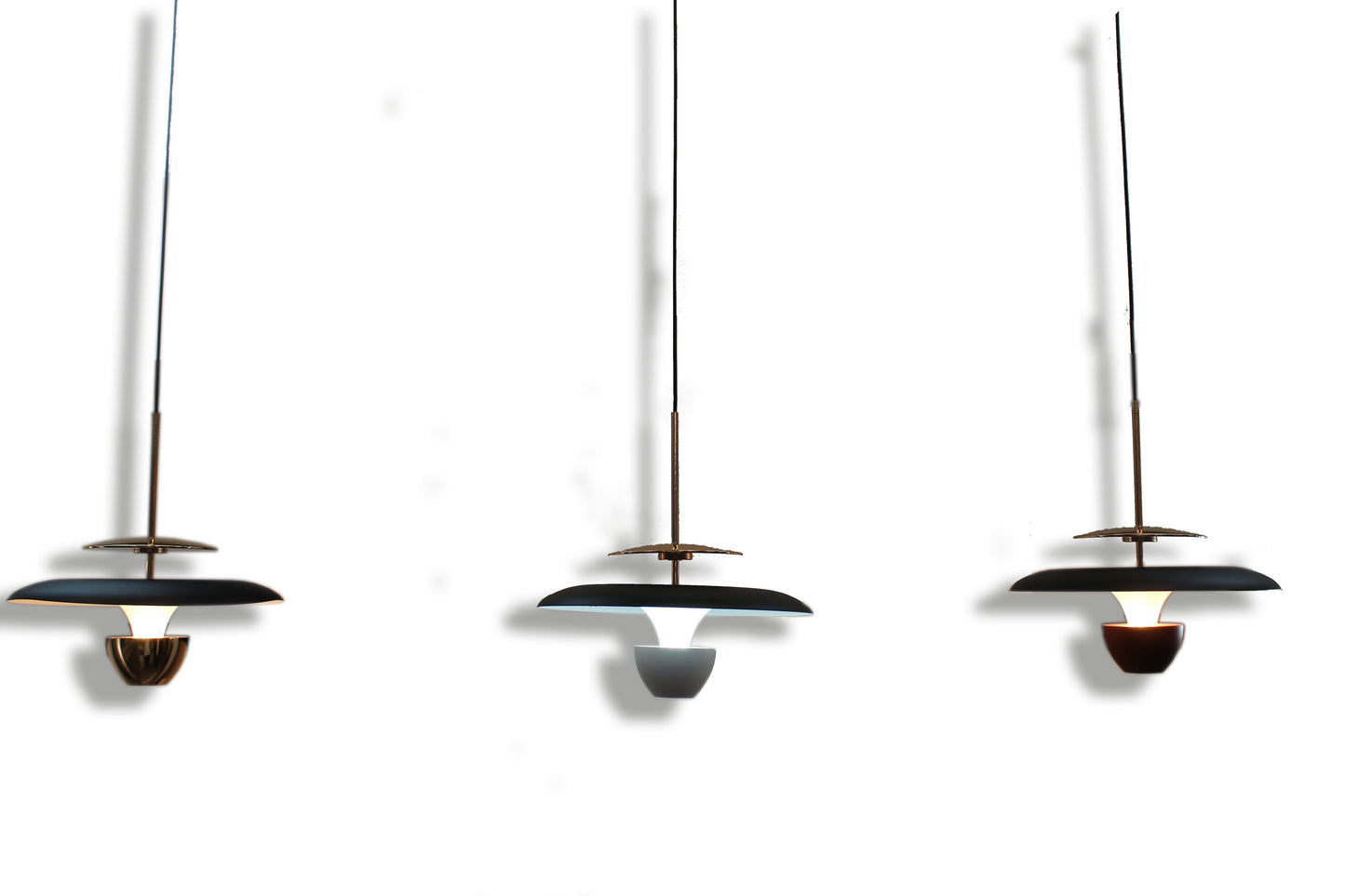 Tecbright Magnetische LED-Pendelleuchte | 7 W | 445 lm | DC 48 V | Ø 20 cm TML  | BORDEAUX