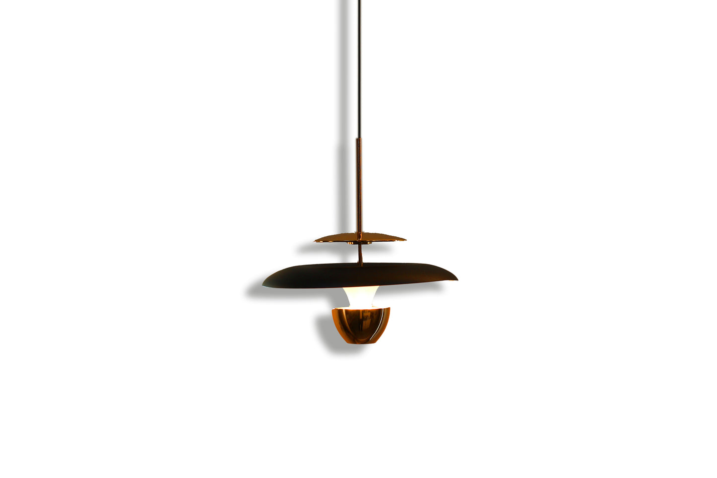 Tecbright Magnetische LED-Pendelleuchte | 7 W | 445 lm | DC 48 V | Ø 20 cm TML  | GOLD