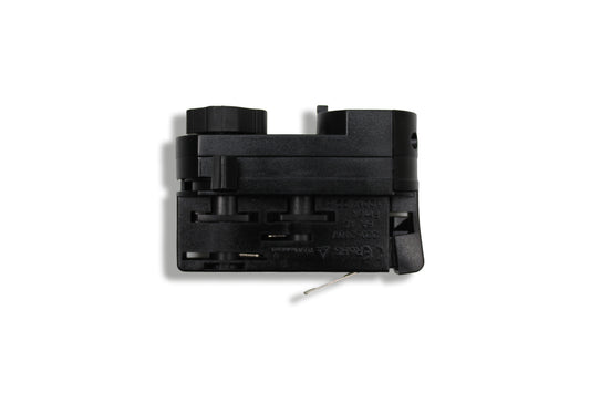 Tecbright Universaladapter für 3-Phasen-Stromschienen – 230 V, Schwarz