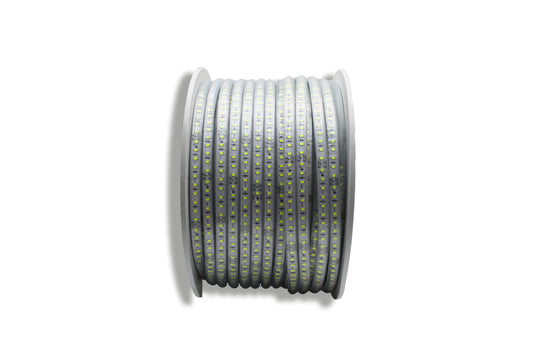 Tecbright LED-Streifen 230 V – 120 LEDs/m, kaltweiß, kürzbar, IP65