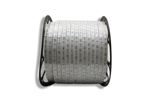 Tecbright RGB LED-Streifen 230 V – 100 m Rolle, kürzbar, 14 mm, IP65