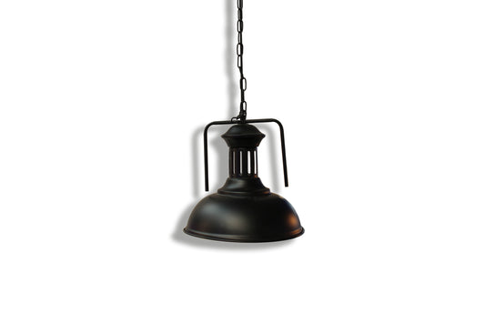 Tecbright SteelDome – Vintage-Hängelampe mit Metallschirm & Kette